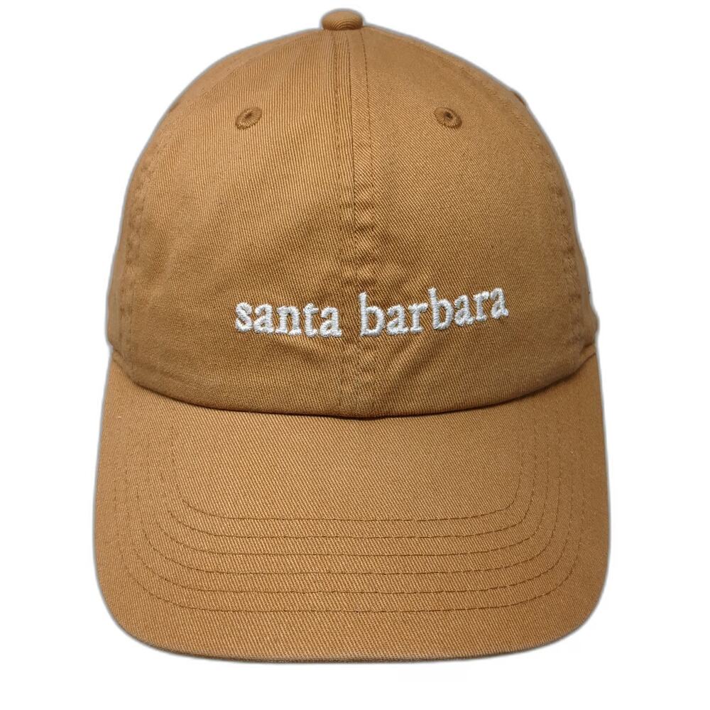Newhattan Baseball Cap Brown One Size Santa Barbara Cotton Slideback Curved Hat